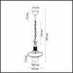 Люстра подвесная Odeon light 2617/1 Tarsu