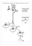 Люстра подвесная Odeon light 2617/3A Tarsu