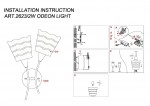 Светильник настенный бра Odeon light 2623/2W Imola