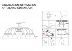 Люстра Odeon light 2624/5c Tanais