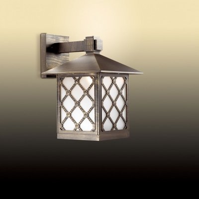 Светильник уличный Odeon light 2649/1WA Светильник уличный Odeon light 2649/1WAНастенные<br>Обеспечение качественного уличного освещения – важная задача для владельцев коттеджей. Компания «Светодом» предлагает современные светильники, которые порадуют Вас отличным исполнением. В нашем каталоге представлена продукция известных производителей, пользующихся популярностью благодаря высокому качеству выпускаемых товаров. Уличный светильник Odeon light 2649/1WA не просто обеспечит качественное освещение, но и станет украшением Вашего участка. Модель выполнена из современных материалов и имеет влагозащитный корпус, благодаря которому ей не страшны осадки. Купить уличный светильник Odeon light 2649/1WA , представленный в нашем каталоге, можно с помощью онлайн-формы для заказа. Чтобы задать имеющиеся вопросы, звоните нам по указанным телефонам. Мы доставим Ваш заказ не только в Москву и Екатеринбург, но и другие города.<br><br>S освещ. до, м2: до 4<br>Тип цоколя: E27<br>Количество ламп: 1<br>Ширина, мм: 226<br>MAX мощность ламп, Вт: 60<br>Высота, мм: 330<br>Цвет арматуры: коричневый