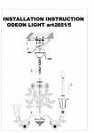 Люстра подвесная Odeon light 2651/5 Sunflower