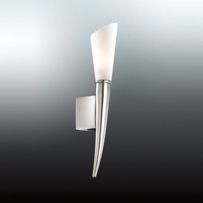 Светильник Odeon light 2654/1W Светильник Odeon light 2654/1WХай-тек<br><br><br>S освещ. до, м2: 3<br>Тип товара: Светильник настенный бра<br>Скидка, %: 40<br>Тип цоколя: G9<br>Количество ламп: 1<br>Ширина, мм: 58<br>MAX мощность ламп, Вт: 40<br>Высота, мм: 333<br>Оттенок (цвет): белый<br>Цвет арматуры: серый