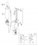 Светильник настенный бра Odeon light 2656/1W Sens