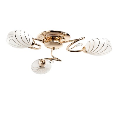 DeMarkt Фиеста 267014203 Люстра DeMarkt Фиеста 267014203 ЛюстраПотолочные<br><br><br>Установка на натяжной потолок: Ограничено<br>S освещ. до, м2: 9<br>Тип лампы: Накаливания / энергосбережения / светодиодная<br>Тип цоколя: E14<br>Количество ламп: 3<br>MAX мощность ламп, Вт: 60<br>Диаметр, мм мм: 600<br>Высота, мм: 140