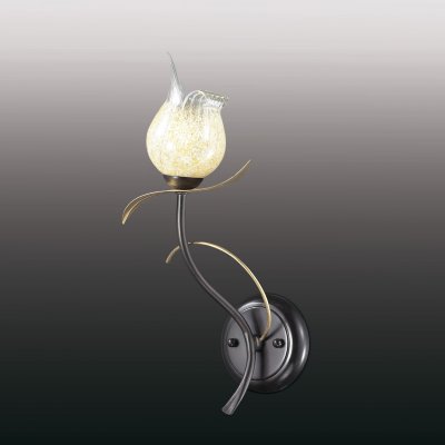Настенный светильник odeon light 2691/1W ANABA Настенный светильник odeon light 2691/1W ANABAФлористика<br><br><br>S освещ. до, м2: 4<br>Тип лампы: галогенная / LED-светодиодная<br>Тип цоколя: G9<br>Количество ламп: 1<br>Ширина, мм: 130<br>MAX мощность ламп, Вт: 60<br>Расстояние от стены, мм: 200<br>Высота, мм: 380<br>Цвет арматуры: черный