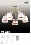 Светильник настенный бра Odeon light 2697/1W VEADO