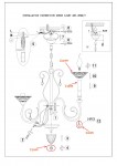 Люстра подвесная Odeon light 2699/7 REY