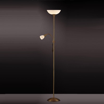Торшер Odeon light 2713/1F Trend бронза Торшер Odeon light 2713/1F Trend бронзаСовременные<br>Торшер – это не просто функциональный предмет интерьера, позволяющий обеспечить дополнительное освещение, но и оригинальный декоративный элемент. Интернет-магазин «Светодом» предлагает стильные модели от известных производителей по доступным ценам. У нас Вы найдете и классические напольные светильники, и современные варианты. Торшер 2713/F Odeon light сразу же привлекает внимание благодаря своему необычному дизайну. Модель выполнена из качественных материалов, что обеспечит ее надежную и долговечную работу. Такой напольный светильник можно использовать для интерьера не только гостиной, но и спальни или кабинета. Купить торшер 2713/F Odeon light по выгодной стоимости Вы можете с помощью нашего сайта. У нас склады в Москве, Екатеринбурге, Санкт-Петербурге, Новосибирске и другим городам России.<br><br>S освещ. до, м2: 13<br>Тип лампы: накаливания / энергосбережения / LED-светодиодная<br>Тип цоколя: E27+E14<br>Количество ламп: 2<br>MAX мощность ламп, Вт: 100<br>Диаметр, мм мм: 230<br>Высота, мм: 1850<br>Цвет арматуры: бронзовый