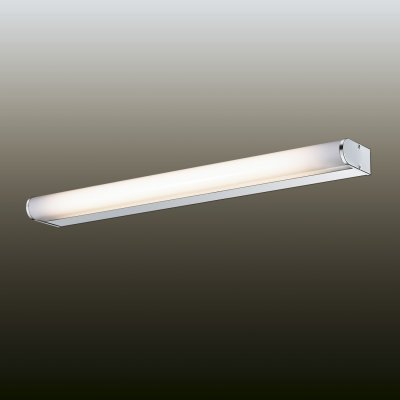 Настенный светильник odeon light 2739/1W BRANT Настенный светильник odeon light 2739/1W BRANTС лампой T5<br><br><br>S освещ. до, м2: до 0<br>Тип лампы: люминесцентная T5<br>Тип цоколя: G13<br>Количество ламп: 1<br>Ширина, мм: 580<br>MAX мощность ламп, Вт: 14<br>Расстояние от стены, мм: 80<br>Высота, мм: 40<br>Цвет арматуры: хром