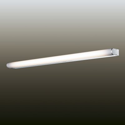 Настенный светильник odeon light 2740/1W BRANT Настенный светильник odeon light 2740/1W BRANTС лампой T5<br><br><br>S освещ. до, м2: до 1<br>Тип товара: Настенный светильник<br>Тип лампы: люминесцентная T5<br>Тип цоколя: G13<br>Количество ламп: 1<br>Ширина, мм: 880<br>MAX мощность ламп, Вт: 21<br>Расстояние от стены, мм: 80<br>Высота, мм: 40<br>Цвет арматуры: хром