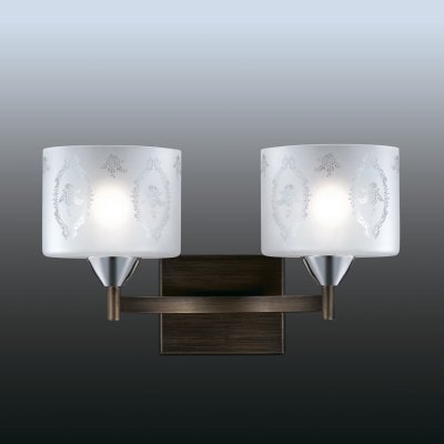 Настенный светильник odeon light 2759/2W RUNITA Настенный светильник odeon light 2759/2W RUNITAМодерн<br><br><br>S освещ. до, м2: 8<br>Тип товара: Светильник настенный бра<br>Тип лампы: накаливания / энергосбережения / LED-светодиодная<br>Тип цоколя: E27<br>Количество ламп: 2<br>Ширина, мм: 395<br>MAX мощность ламп, Вт: 60<br>Расстояние от стены, мм: 250<br>Высота, мм: 245<br>Цвет арматуры: серебристый