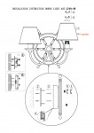 Светильник настенный бра Odeon light 2769/2W ROTAR