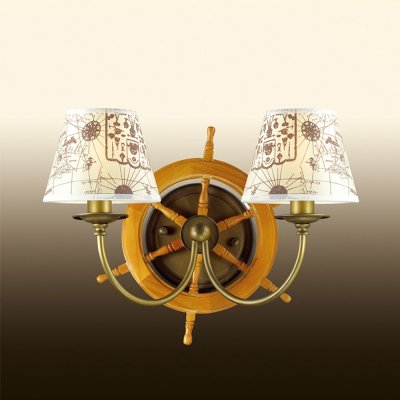 Настенный светильник odeon light 2769/2W ROTAR Настенный светильник odeon light 2769/2W ROTARМорской стиль<br><br><br>S освещ. до, м2: 5<br>Тип лампы: накаливания / энергосбережения / LED-светодиодная<br>Тип цоколя: E14<br>Количество ламп: 2<br>Ширина, мм: 400<br>MAX мощность ламп, Вт: 40<br>Расстояние от стены, мм: 230<br>Высота, мм: 270<br>Цвет арматуры: бронзовый