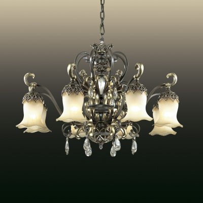 Люстра подвесная odeon light 2802/8 SAFIRA Люстра подвесная odeon light 2802/8 SAFIRAПодвесные<br>Классика из покон веков – лучший образец модного потенциала! Светильники в классическом стиле не вымирают, не устаревают и не утрачивают своего великолепия даже через долгие годы. Поэтому смело можете обратиться за роскошью и благородством к итальянской подвесной люстре odeon light 2802/8 с восемью источниками яркого и насыщенного сияния. Конструкция изделия не проста: изгибы и переплетения рождают интересный силуэт из многочисленных деталей и декоративных элементов. Восемь дизайнерских плафонов исполнены на флористический манер, особенно любимый итальянскими мастерами. Подвесная люстра odeon light 2802/8 создана в прекрасном тёплом оттенке: шикарном и благородном. Представленный итальянский шедевр рождён, чтобы царить, привлекать внимание и покорять сердца с первого взгляда.<br><br>Установка на натяжной потолок: Да<br>S освещ. до, м2: 32<br>Крепление: Крюк<br>Тип лампы: накаливания / энергосбережения / LED-светодиодная<br>Тип цоколя: E27<br>Количество ламп: 8<br>MAX мощность ламп, Вт: 60<br>Диаметр, мм мм: 860<br>Высота, мм: 660 - 1700<br>Цвет арматуры: коричневый