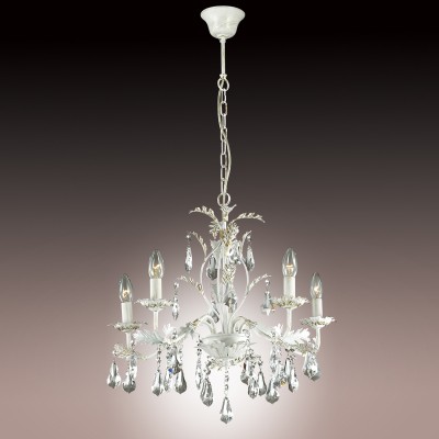 Люстра Odeon light 2865/5 LEFA Люстра Odeon light 2865/5 LEFAПодвесные<br>В данном разделе интернет-магазина Светодом Вы сможете купить для освещения дома грациозную модель - Люстра 2865/5 серии Lefa выполнена в классическом стиле. Утонченность и элегантность данной моделе придают кремовый цвет основания покрытый золотой патиной. Подчеркивают и дополняют классический стиль хрустальные подвески. Цоколь Е14. Мощность 5х40W. Тип крепления крюк . Нет ламп в комплекте.<br><br>Установка на натяжной потолок: Да<br>S освещ. до, м2: 10<br>Крепление: Крюк<br>Тип лампы: Накаливания / энергосбережения / светодиодная<br>Тип цоколя: E14<br>Количество ламп: 5<br>MAX мощность ламп, Вт: 40<br>Диаметр, мм мм: 580<br>Оттенок (цвет): кремовый с золотой патиной<br>Цвет арматуры: белый с золотистой патиной