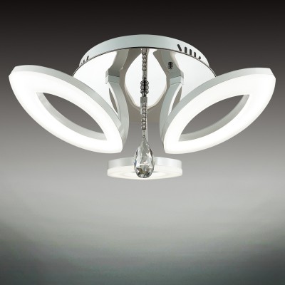 Люстра потолочная Odeon light 2870/60L FURDO Люстра потолочная Odeon light 2870/60L FURDOПотолочные<br>В данном разделе интернет-магазина Светодом Вы сможете купить для освещения дома грациозную модель - Люстра 2870/60L серии Furdo выполнена в стиле Modern. Потолочная люстра изготовлена из акрила с хромовым покрытием, декорирована хрусталем. Необычный, современный дизайн потолочной люстры станет прекрасным дополнением вашего интерьера. LED. Мощность 1х60W 12V. Нет ламп в комплекте.<br><br>Установка на натяжной потолок: Да<br>S освещ. до, м2: 24<br>Крепление: Планка<br>Тип лампы: LED<br>Тип цоколя: LED<br>Цвет арматуры: серебристый<br>Количество ламп: 1<br>Диаметр, мм мм: 540<br>Высота, мм: 210<br>Оттенок (цвет): серебристый хром<br>MAX мощность ламп, Вт: 60