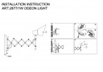 Светильник бра раздвижное с диммером Odeon light 2877/1W LARK