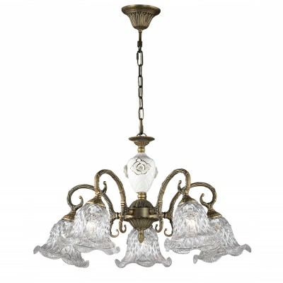 Люстра Odeon light 2884/5 VICTORI Люстра Odeon light 2884/5 VICTORIПодвесные<br>В данном разделе интернет-магазина Светодом Вы сможете купить для освещения дома грациозную модель - Люстра 2884/5 серии Victori выполнена в бронзовом цвете. Люстра украшена керомическим декором в виде розы, плафоны из стекла. Цоколь Е14. Мощность 5х60W. Тип крепления крюк . Нет ламп в комплекте.<br><br>Установка на натяжной потолок: Да<br>S освещ. до, м2: 15<br>Крепление: Крюк<br>Тип лампы: Накаливания / энергосбережения / светодиодная<br>Тип цоколя: E14<br>Цвет арматуры: белый<br>Количество ламп: 5<br>Диаметр, мм мм: 700<br>Оттенок (цвет): бронзовый<br>MAX мощность ламп, Вт: 60