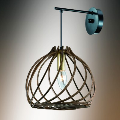 Светильник настенный бра Odeon light 2893/1W SPIRA Светильник настенный бра Odeon light 2893/1W SPIRAИз ротанга и eco<br>В данном разделе интернет-магазина Светодом Вы сможете купить для освещения дома грациозную модель - Бра 2893/1W серии Spira выполнен из клееной фанеры. Прекрасно сочитается как с классическим интерьером так и со стилем кантри . Цоколь Е27. Мощность 1х40W. Нет ламп в комплекте.<br><br>Тип лампы: Накаливания / энергосбережения / светодиодная<br>Тип цоколя: Е27<br>Количество ламп: 1<br>Ширина, мм: 240<br>MAX мощность ламп, Вт: 40<br>Расстояние от стены, мм: 290<br>Высота, мм: 340<br>Оттенок (цвет): чёрный<br>Цвет арматуры: черный