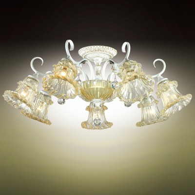 Люстра потолочная Odeon light 2894/7C SALMORA Люстра потолочная Odeon light 2894/7C SALMORAПотолочные<br>В данном разделе интернет-магазина Светодом Вы сможете купить для освещения дома грациозную модель - Люстра 2894/7С серии Salmora исполнена в белом цвете с элементами золотой патины. Плафоны люстры из стекла, декорирована хрустальными подвесками. Цоколь Е14. Мощность 7х60W. Нет ламп в комплекте.<br><br>Установка на натяжной потолок: Да<br>S освещ. до, м2: 21<br>Крепление: Планка<br>Тип лампы: Накаливания / энергосбережения / светодиодная<br>Тип цоколя: E14<br>Цвет арматуры: белый с золотистой патиной<br>Количество ламп: 7<br>Диаметр, мм мм: 680<br>Высота, мм: 480<br>Оттенок (цвет): белый с золотой патиной<br>MAX мощность ламп, Вт: 60