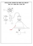 Светильник настенный бра Odeon light 2901/1W TALVA