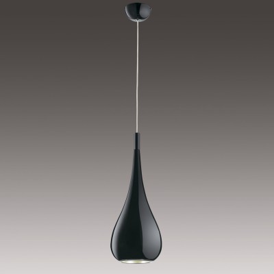 Светильник подвесной Odeon light 2907/1 DROP Светильник подвесной Odeon light 2907/1 DROPОдиночные<br>В данном разделе интернет-магазина Светодом Вы сможете купить для освещения дома грациозную модель - Подвес 2907/1 серии Drop выполнен в стиле Modern. Материал плафона металл. Данный артикул представлен в матовом черном цвете. Цоколь Е27. Мощность 1х60W. Нет ламп в комплекте.<br><br>S освещ. до, м2: 3<br>Тип лампы: Накаливания / энергосбережения / светодиодная<br>Тип цоколя: Е27<br>Количество ламп: 1<br>MAX мощность ламп, Вт: 60<br>Диаметр, мм мм: 197<br>Оттенок (цвет): черный глянцевый