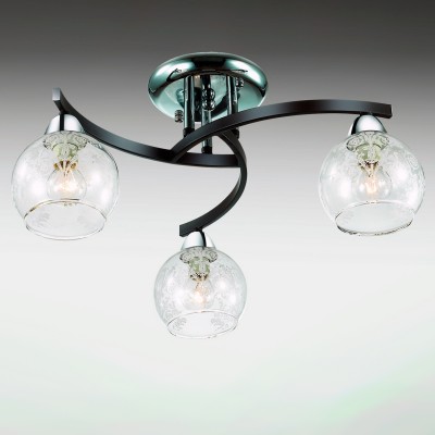 Люстра потолочная Odeon light 2943/3C VANES Люстра потолочная Odeon light 2943/3C VANESПотолочные<br>В данном разделе интернет-магазина Светодом Вы сможете купить для освещения дома грациозную модель - Люстра 2943/3С серии Vanes выполнена в коричневом и хромовом цвете. Изящность потолочной люстре придают стеклянные плафоны с матовым рисунком. Цоколь Е14. Мощность 3х60W. Нет ламп в комплекте.<br><br>Установка на натяжной потолок: Да<br>S освещ. до, м2: 9<br>Крепление: Планка<br>Тип лампы: Накаливания / энергосбережения / светодиодная<br>Тип цоколя: E14<br>Количество ламп: 3<br>MAX мощность ламп, Вт: 60<br>Диаметр, мм мм: 520<br>Высота, мм: 270<br>Оттенок (цвет): коричневый/хром<br>Цвет арматуры: серебристый