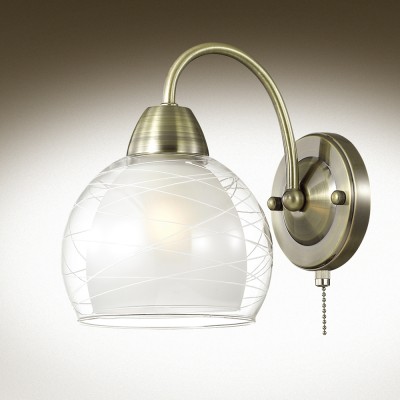 Светильник настенный бра Odeon light 2944/1W BALINA Светильник настенный бра Odeon light 2944/1W BALINAКлассические<br>В данном разделе интернет-магазина Светодом Вы сможете купить для освещения дома грациозную модель - Бра 2944/1W серии Balina выполнена в бронзовом цвете. Изящность бра придают стеклянные плафоны в оригинальном сочитании двух плафонов в одном . Цоколь Е27. Мощность 1х60W. Нет ламп в комплекте.<br><br>Тип лампы: Накаливания / энергосбережения / светодиодная<br>Тип цоколя: E27<br>Количество ламп: 1<br>Ширина, мм: 140<br>MAX мощность ламп, Вт: 60<br>Высота, мм: 190<br>Оттенок (цвет): бронзовый