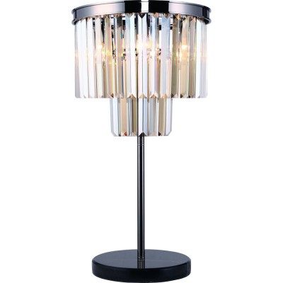 Светильник Divinare 3002/06 TL-3 Светильник Divinare 3002/06 TL-3Хрустальные<br>Настольная лампа – это не просто источник дополнительного освещения, но и оригинальный элемент декора. Его можно установить в спальне, гостиной, кабинете и других комнатах. Интернет-магазин «Светодом» предлагает настольные лампы разных стилей по доступным ценам. Благодаря большому ассортименту Вы обязательно найдете в нашем каталоге именно ту модель, которую искали. Настольная лампа Divinare 3002/06 TL-3 – прекрасный вариант для завершения интерьера. Ее можно включить одновременно с люстрой для более яркого освещения или без нее для создания уютной атмосферы, настраивающей на отдых. Купить настольную лампу Divinare 3002/06 TL-3 Вы можете с помощью виртуальной «Корзины» или по контактным номерам, указанным на сайте.<br><br>Тип цоколя: E14<br>Количество ламп: 3<br>Ширина, мм: 350<br>MAX мощность ламп, Вт: 40<br>Диаметр, мм мм: 350<br>Высота, мм: 650<br>Цвет арматуры: черный хром серебристый