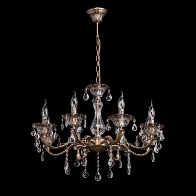 Люстра Mw light 301014908 Свеча Люстра Mw light 301014908 СвечаПодвесные<br>Описание модели 301014908: Металлическое основание светильника Свеча имеет цвет античной бронзы и выполнено в стиле классической парадной люстры. Особое внимание в этой световой композиции занимают стеклянные рельефные чаши с резным кружевом - металлической каймой с искусным витиеватым узором, который будет эффектно отражаться бесконечной кружевной тенью по стенам вашего дома.<br><br>Установка на натяжной потолок: Да<br>S освещ. до, м2: 24<br>Крепление: Крюк<br>Тип товара: Люстра<br>Тип лампы: накаливания / энергосбережения / LED-светодиодная<br>Тип цоколя: E14<br>Количество ламп: 8<br>MAX мощность ламп, Вт: 60<br>Диаметр, мм мм: 700<br>Длина цепи/провода, мм: 250<br>Высота, мм: 900<br>Общая мощность, Вт: 480