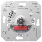 Gira Мех Светорегулятор поворотный 600W для л/н (G30200)