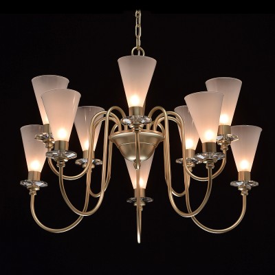 Mw light 303011810 Светильник Mw light 303011810 СветильникПодвесные<br><br><br>Установка на натяжной потолок: Да<br>S освещ. до, м2: 20<br>Тип лампы: галогенная/LED<br>Тип цоколя: G9<br>Количество ламп: 10<br>MAX мощность ламп, Вт: 40<br>Диаметр, мм мм: 700<br>Высота, мм: 740 - 1360