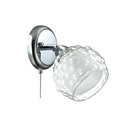 Настенный светильник бра Lumion 3058/1W FEDERRO Настенный светильник бра Lumion 3058/1W FEDERROСовременные<br>Бра 3058/1W серии Federro оформлена в современном стиле. Светильник состоит из двойного плафона, нижняя часть которого выполнена из матового стекла, а верхняя - из актуального объемного стекла, и арматуры хромового цвета. За счет необычности плафонов данная модель будет очень оригинально и стильно смотреться у Вас дома. Цоколь E14. Мощность 1x60W. Нет ламп в комплекте.<br><br>Крепление: Настенное<br>Тип лампы: накаливания / энергосбережения / LED-светодиодная<br>Тип цоколя: E14<br>Количество ламп: 1<br>Ширина, мм: 150<br>MAX мощность ламп, Вт: 60<br>Диаметр, мм мм: 210<br>Длина, мм: 210<br>Высота, мм: 210<br>Цвет арматуры: серебристый