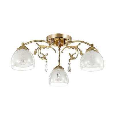 Люстра потолочная Lumion 3072/3C MARLONA Люстра потолочная Lumion 3072/3C MARLONAПотолочные<br>Что нам известно о данной модели: Люстра потолочная 3072/3C серии Marlona оформлена в современном стиле. Люстра состоит из плафонов, изготовленных из двойного стекла, нижняя часть которого матовая, а верхняя - прозрачная с вензельным рисунком, и арматуры цвета золото, украшенной подвесками из хрусталя. Данная модель отлично подойдет как для классического интерьера за счет цвета, так и для современного за счет формы и плафонов. Цоколь E14. Мощность 3x40W. Нет ламп в комплекте.<br><br>Установка на натяжной потолок: Ограничено<br>S освещ. до, м2: 6<br>Крепление: Потолочное<br>Тип лампы: накаливания / энергосбережения / LED-светодиодная<br>Тип цоколя: E14<br>Количество ламп: 3<br>Ширина, мм: 600<br>MAX мощность ламп, Вт: 40<br>Диаметр, мм мм: 600<br>Длина, мм: 600<br>Высота, мм: 200<br>Цвет арматуры: Золотой