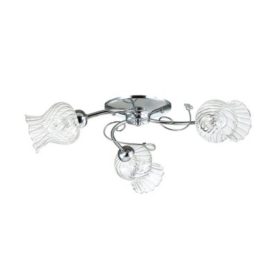 Люстра потолочная Lumion 3073/3C FRIZZA Люстра потолочная Lumion 3073/3C FRIZZAПотолочные<br>Что нам известно о данной модели: Люстра потолочная 3073/3C серии Frizza оформлена в современном стиле. Люстра состоит из элегантных стеклянных плафонов и хромовой арматуры, украшенной хрусталем. Данная модель несомненно украсит комнату, выполненную в светлых и небесных тонах. Цоколь E14. Мощность 3x40W. Нет ламп в комплекте.<br><br>Установка на натяжной потолок: Ограничено<br>S освещ. до, м2: 6<br>Крепление: Потолочное<br>Тип лампы: накаливания / энергосбережения / LED-светодиодная<br>Тип цоколя: E14<br>Количество ламп: 3<br>Ширина, мм: 650<br>MAX мощность ламп, Вт: 40<br>Диаметр, мм мм: 650<br>Длина, мм: 650<br>Высота, мм: 180<br>Цвет арматуры: серебристый