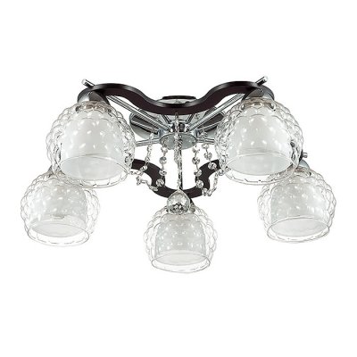 Люстра потолочная Lumion 3081/5C AMPOLLA Люстра потолочная Lumion 3081/5C AMPOLLAПотолочные<br>Что нам известно о данной модели: Люстра потолочная 3081/5C серии Ampolla оформлена в современном стиле. Люстра состоит из двойных плафонов, нижняя часть которых выполнена из матового стекла, а верхняя - из актуального объемного стекла, и двуцветной арматуры хромового и черного цветов, украшенной декоративными хрустальными подвесками. Данная модель несомненно подойдет в любой современный интерьер, выдержанный в монохроме, либо черно-белых тонах. Цоколь E14. Мощность 5x60W. Нет ламп в комплекте.<br><br>Установка на натяжной потолок: Ограничено<br>S освещ. до, м2: 15<br>Крепление: Потолочное<br>Тип лампы: накаливания / энергосбережения / LED-светодиодная<br>Тип цоколя: E14<br>Количество ламп: 5<br>Ширина, мм: 620<br>MAX мощность ламп, Вт: 60<br>Диаметр, мм мм: 620<br>Длина, мм: 620<br>Высота, мм: 190<br>Цвет арматуры: серебристый