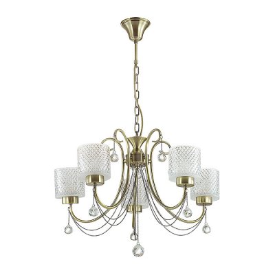 Люстра подвесная Lumion 3088/5 CARAFFA Люстра подвесная Lumion 3088/5 CARAFFAПодвесные<br>Что нам известно о данной модели: Люстра 3088/5 серии Caraffa оформлена в классическом стиле. Люстра состоит из плафонов из граненого стекла и классической бронзовой арматуры, щедро украшенной декоративными цепочками и подвесками из хрусталя. Данная модель каждый день будет радовать глаз. Цоколь E14. Мощность 5x60W. Нет ламп в комплекте.<br><br>Установка на натяжной потолок: Да<br>S освещ. до, м2: 15<br>Крепление: Потолочное<br>Тип лампы: накаливания / энергосбережения / LED-светодиодная<br>Тип цоколя: E14<br>Количество ламп: 5<br>Ширина, мм: 620<br>MAX мощность ламп, Вт: 60<br>Диаметр, мм мм: 620<br>Длина, мм: 620<br>Высота, мм: 430<br>Цвет арматуры: бронзовый