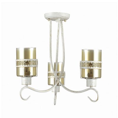 Люстра потолочная Lumion 3099/3C VITELIA Люстра потолочная Lumion 3099/3C VITELIAПотолочные<br>Что нам известно о данной модели: Люстра потолочная 3099/3C серии Vitelia оформлена в классическом стиле. Люстра состоит из прозрачных стеклянных плафонов с ажурным металлическим ободком и оригинальной арматуры популярного белого с золотой патиной цвета. В данной модели соединились необычные переплетения каркаса в сочетании с классикой плафонов. Цоколь E27. Мощность 3x40W. Нет ламп в комплекте.<br><br>S освещ. до, м2: 6<br>Крепление: Потолочное<br>Тип лампы: накаливания / энергосбережения / LED-светодиодная<br>Тип цоколя: E27<br>Количество ламп: 3<br>Ширина, мм: 380<br>MAX мощность ламп, Вт: 40<br>Диаметр, мм мм: 380<br>Длина, мм: 380<br>Высота, мм: 410<br>Цвет арматуры: белый