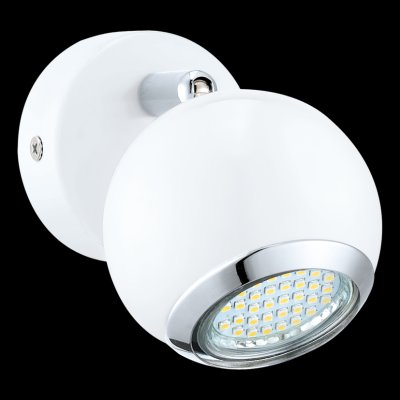 Eglo BIMEDA 31001 Светильник поворотный спот Eglo BIMEDA 31001 Светильник поворотный спотОдиночные<br>Светильники-споты – это оригинальные изделия с современным дизайном. Они позволяют не ограничивать свою фантазию при выборе освещения для интерьера. Такие модели обеспечивают достаточно качественный свет. Благодаря компактным размерам Вы можете использовать несколько спотов для одного помещения. Интернет-магазин «Светодом» предлагает необычный светильник-спот Eglo 31001 по привлекательной цене. Эта модель станет отличным дополнением к люстре, выполненной в том же стиле. Перед оформлением заказа изучите характеристики изделия. Купить светильник-спот Eglo 31001 в нашем онлайн-магазине Вы можете либо с помощью формы на сайте, либо по указанным выше телефонам. Обратите внимание, что у нас склады не только в Москве и Екатеринбурге, но и других городах России.<br><br>Цветовая t, К: 3000 (теплый белый)<br>Тип лампы: LED - светодиодная<br>Тип цоколя: GU10<br>MAX мощность ламп, Вт: 2<br>Диаметр, мм мм: 70<br>Размеры основания, мм: 0<br>Цвет арматуры: белый<br>Общая мощность, Вт: 1X3W