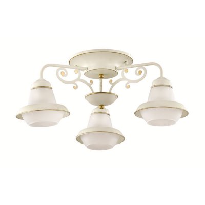 Люстра потолочная Lumion 3105/3C TEFIDA Люстра потолочная Lumion 3105/3C TEFIDAПотолочные<br>Что нам известно о данной модели: Люстра 3105/3С серии Tefida оформлена в классическом стиле. Люстра потолочная состоит из матовых молочных плафонов из стекла, окаймленных металлическим ободком, а также белой с золотой патиной арматуры. Модель идеально подойдет для кабинетов или гостиных, выполненных в морском стиле. Цоколь E27. Мощность 3х60W. Нет ламп в комплекте.<br><br>S освещ. до, м2: 9<br>Крепление: Потолочное<br>Тип товара: Люстра потолочная<br>Тип лампы: накаливания / энергосбережения / LED-светодиодная<br>Тип цоколя: E27<br>Количество ламп: 3<br>Ширина, мм: 560<br>MAX мощность ламп, Вт: 60<br>Диаметр, мм мм: 560<br>Длина, мм: 560<br>Высота, мм: 230<br>Цвет арматуры: белый
