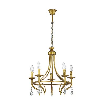 Люстра подвесная Lumion 3128/5 GOLDENA Люстра подвесная Lumion 3128/5 GOLDENAПодвесные<br>Что нам известно о данной модели: Люстра 3128/5 серии Goldena оформлена в классическом стиле. Люстра состоит из арматуры цвета золота, украшенной хрустальными подвесками. Данная модель отражает элегантную строгость и утонченность. Цоколь E14. Мощность 5x40W. Нет ламп в комплекте.<br><br>Установка на натяжной потолок: Да<br>S освещ. до, м2: 10<br>Крепление: Потолочное<br>Тип лампы: накаливания / энергосбережения / LED-светодиодная<br>Тип цоколя: E14<br>Количество ламп: 5<br>Ширина, мм: 530<br>MAX мощность ламп, Вт: 40<br>Диаметр, мм мм: 530<br>Длина, мм: 530<br>Высота, мм: 960<br>Цвет арматуры: Золотой