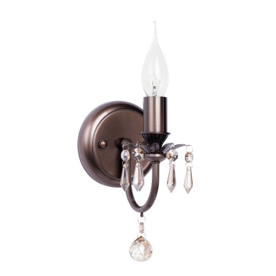Светильник настенный бра Mw light 313022101 Барселона Светильник настенный бра Mw light 313022101 БарселонаКлассика<br>Великолепный в своём цветовом перевоплощении светильник Барселона привлекает своей красотой и элегантным стилем. Эффектный декор представлен подвесками из хрусталя высокого качества волшебного цвета шампань. Крупный гранёный хрусталь радужно передает блики яркого света от поверхности блестящего металлического основания очень модного цвета Гаванна - неподражаемого темно-серого оттенка с отливом бронзы . Компактная форма подвесного светильника Барселона привлекательна своей обворожительной элегантностью, созданной для украшения и освещения интерьеров как в классическом, так и в современном стилях.<br> <br>Крашеное металлическое основание с перламутровым отблеском, декоративные элементы из гальванизированного хрусталя цвета шампань.<br><br>S освещ. до, м2: 3<br>Рекомендуемые колбы ламп: свеча / свеча на ветру<br>Тип лампы: накаливания / энергосбережения / LED-светодиодная<br>Тип цоколя: E14<br>Количество ламп: 1<br>Ширина, мм: 120<br>MAX мощность ламп, Вт: 60<br>Длина, мм: 240<br>Высота, мм: 160<br>Поверхность арматуры: глянцевый<br>Цвет арматуры: коричневый<br>Общая мощность, Вт: 60