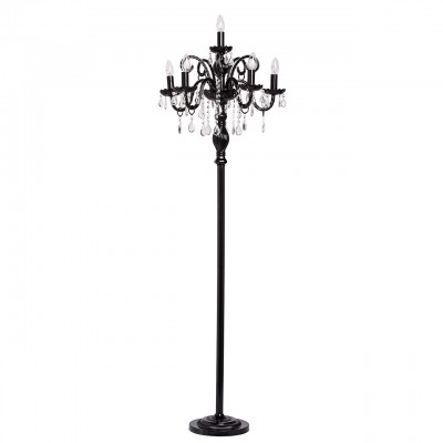 Торшер напольный Mw light 313043206 Барселона Торшер напольный Mw light 313043206 БарселонаКлассические<br>Описание модели 313043206: Сияющий танец зажжённых свечей под покровом тёмной волнующей ночи очаровывает. Уникальный по своей конструкции светильник Барселона выполнен из окрашенного в угольно-чёрный цвет стекла и металла и украшен драгоценным прозрачным хрусталём! Грациозные линии и декоративные формы строго выдержаны в соответствии с канонами классического стиля. Изящество и тонкая работа в изготовлении стеклянных декоративных деталей поражает воображение. Таким произведением дизайнерского искусства дорожат и передают из поколения в поколение, оно достойно подчеркнет Ваш статус и отменный вкус!<br><br>S освещ. до, м2: 18<br>Тип лампы: Накаливания / энергосбережения / светодиодная<br>Тип цоколя: E14<br>Количество ламп: 6<br>MAX мощность ламп, Вт: 60<br>Диаметр, мм мм: 600<br>Высота, мм: 1700<br>Цвет арматуры: черный<br>Общая мощность, Вт: 360