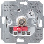 Gira Мех Регулятор частоты вращения электродвигателей поворотный 0,1-2,3 А (G31400)