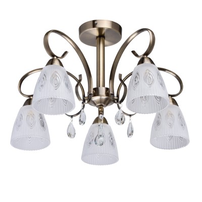 Светильник De Markt 315012805 Светильник De Markt 315012805Потолочные<br>Компания «Светодом» предлагает широкий ассортимент люстр от известных производителей. Представленные в нашем каталоге товары выполнены из современных материалов и обладают отличным качеством. Благодаря широкому ассортименту Вы сможете найти у нас люстру под любой интерьер. Мы предлагаем как классические варианты, так и современные модели, отличающиеся лаконичностью и простотой форм. Стильная люстра De Markt 315012805 станет украшением любого дома. Эта модель от известного производителя не оставит равнодушным ценителей красивых и оригинальных предметов интерьера. Люстра De Markt 315012805 обеспечит равномерное распределение света по всей комнате. При выборе обратите внимание на характеристики, позволяющие приобрести наиболее подходящую модель. Купить понравившуюся люстру по доступной цене Вы можете в интернет-магазине «Светодом».<br><br>Установка на натяжной потолок: Да<br>S освещ. до, м2: 15<br>Тип лампы: накаливания / энергосбережения / LED-светодиодная<br>Тип цоколя: E14<br>Количество ламп: 5<br>MAX мощность ламп, Вт: 60<br>Диаметр, мм мм: 550<br>Высота, мм: 330