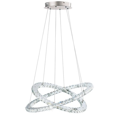 Eglo VARRAZO 31667 Подвесной светильник Eglo VARRAZO 31667 Подвесной светильникПодвесные<br>Светодиодный подвес VARRAZO, 29,6W (LED), ?550, H1200, сталь, хром/хрусталь, прозрачный применяется преимущественно в домашнем освещении с использованием стандартных выключателей и переключателей для сетей 220V.<br><br>Установка на натяжной потолок: Да<br>S освещ. до, м2: 12<br>Цветовая t, К: 4000<br>Тип лампы: LED - светодиодная<br>Тип цоколя: LED<br>Цвет арматуры: серебристый<br>Количество ламп: 1<br>Диаметр, мм мм: 550<br>Высота, мм: 1200<br>MAX мощность ламп, Вт: 30