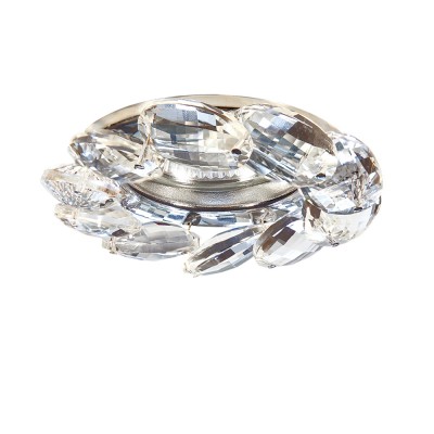 Lightstar NOCE 31904 Светильник Lightstar NOCE 31904 СветильникХрустальные<br>Встраиваемые светильники – популярное осветительное оборудование, которое можно использовать в качестве основного источника или в дополнение к люстре. Они позволяют создать нужную атмосферу атмосферу и привнести в интерьер уют и комфорт. <br> Интернет-магазин «Светодом» предлагает стильный встраиваемый светильник Lightstar 31904. Данная модель достаточно универсальна, поэтому подойдет практически под любой интерьер. Перед покупкой не забудьте ознакомиться с техническими параметрами, чтобы узнать тип цоколя, площадь освещения и другие важные характеристики. <br> Приобрести встраиваемый светильник Lightstar 31904 в нашем онлайн-магазине Вы можете либо с помощью «Корзины», либо по контактным номерам. Мы развозим заказы по Москве, Екатеринбургу и остальным российским городам.<br><br>Тип лампы: галогенная/LED<br>Тип цоколя: MR16 / gu5.3 / GU10<br>Количество ламп: 1<br>MAX мощность ламп, Вт: 50<br>Диаметр, мм мм: 100<br>Размеры: Диаметр врезного отверстия 60 Высота встраиваемой части 60 D 80 H 15<br>Цвет арматуры: серебристый