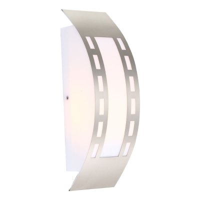 Светильник Globo 320941 Cornus Светильник Globo 320941 CornusНакладные<br><br><br>Тип лампы: накаливания / энергосбережения / LED-светодиодная<br>Тип цоколя: E27<br>Количество ламп: 1<br>Ширина, мм: 100<br>MAX мощность ламп, Вт: 20<br>Длина, мм: 318<br>Высота, мм: 90<br>Цвет арматуры: серебристый