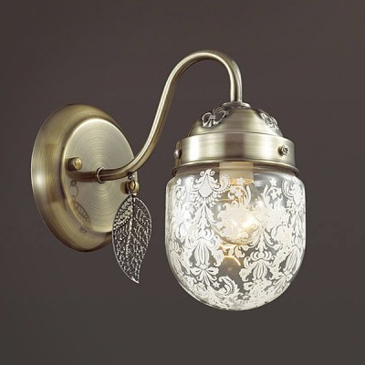 Светильник Lumion 3288/1W Светильник Lumion 3288/1WКлассика<br><br><br>Крепление: Настенное<br>Тип лампы: Накаливания / энергосбережения / светодиодная<br>Тип цоколя: E14<br>Количество ламп: 1<br>Ширина, мм: 105<br>MAX мощность ламп, Вт: 60<br>Расстояние от стены, мм: 230<br>Высота, мм: 190